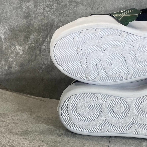 Goats Women's Black Canvas Crisscross Straps Platform Slip-On Sneakers SZ 6 - Picture 11 of 12